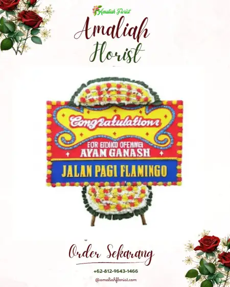 Sewa Papan Bunga Karombasan Selatan